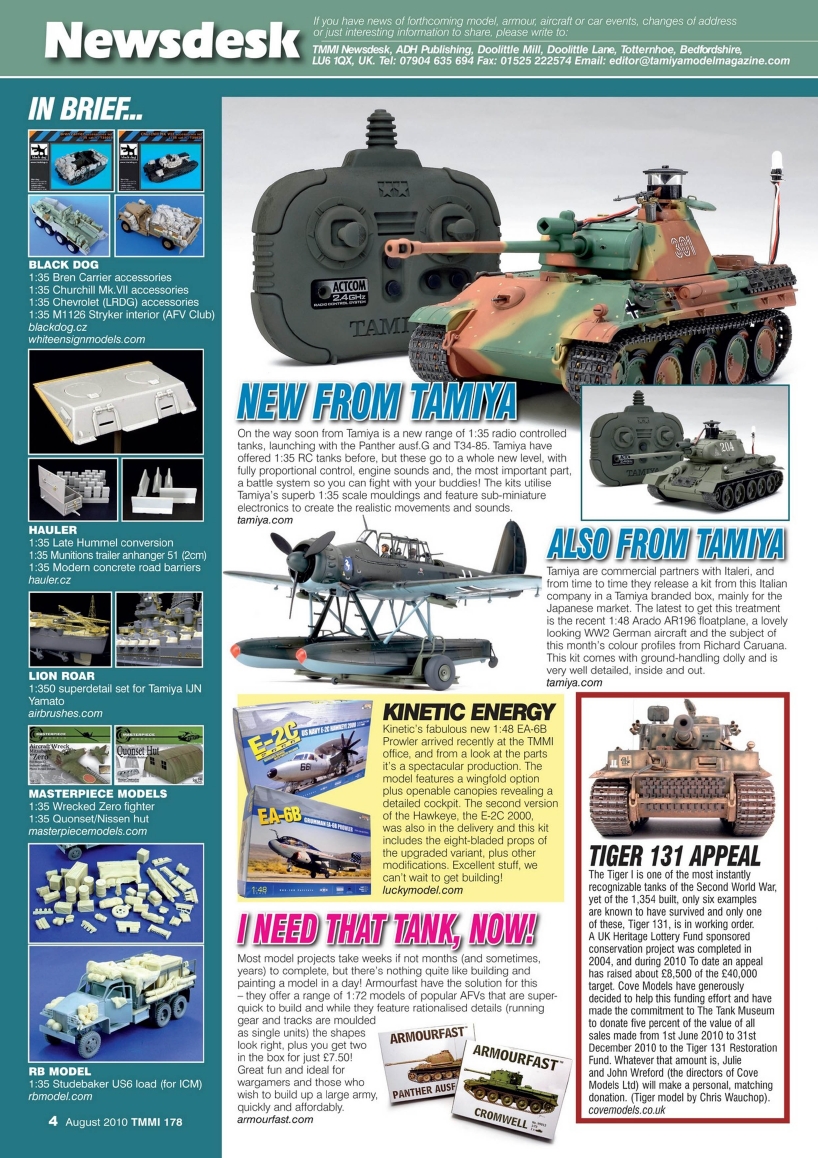 Tamiya Model Magazine 178 (2010-08)